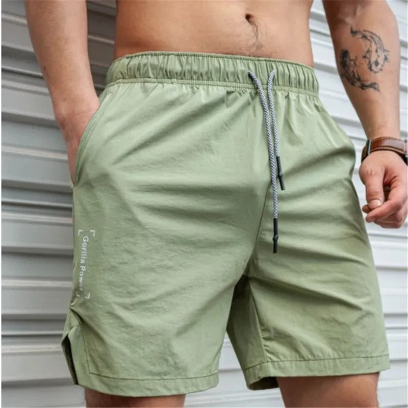 Elliot | Men's Solid Color Drawstring Swim Shorts
