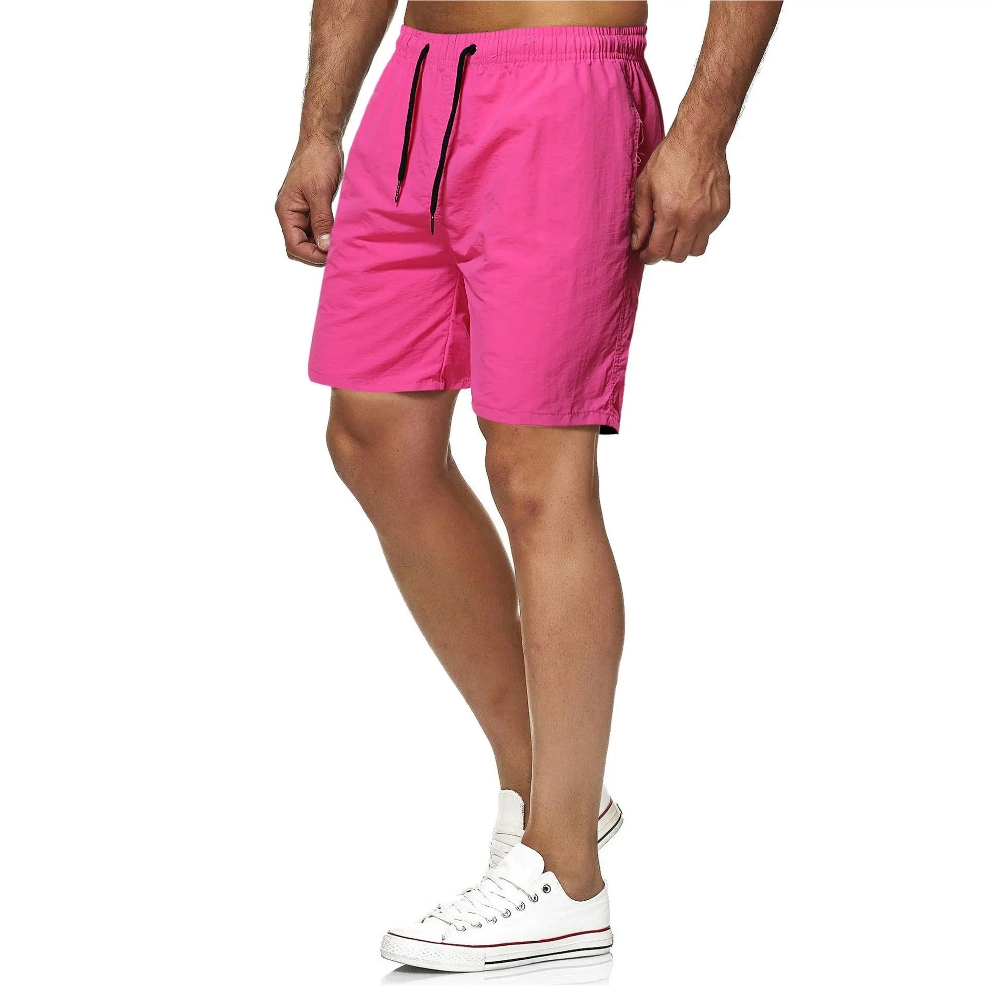 Cole | Men's Solid Color Beach Swim Shorts