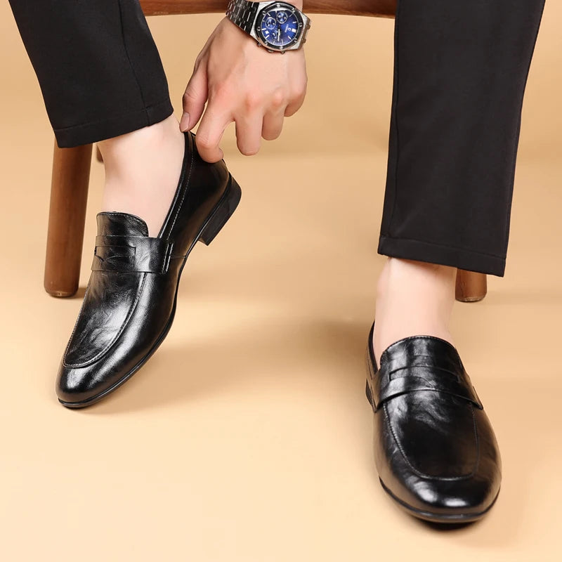Victor | Men's Classic Formal Slip-On Loafers