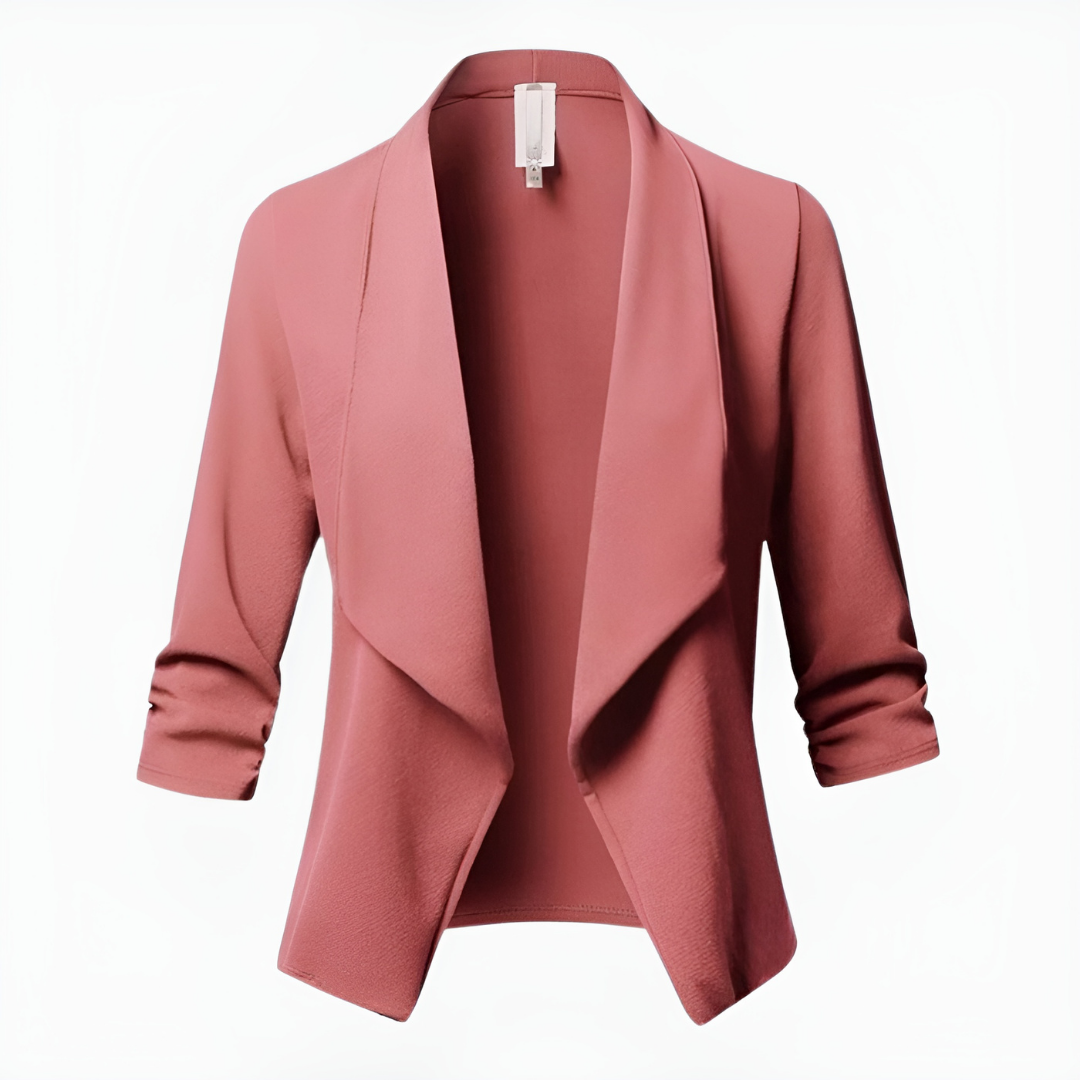 Alina | Women's Draped Open-Front Casual Blazer