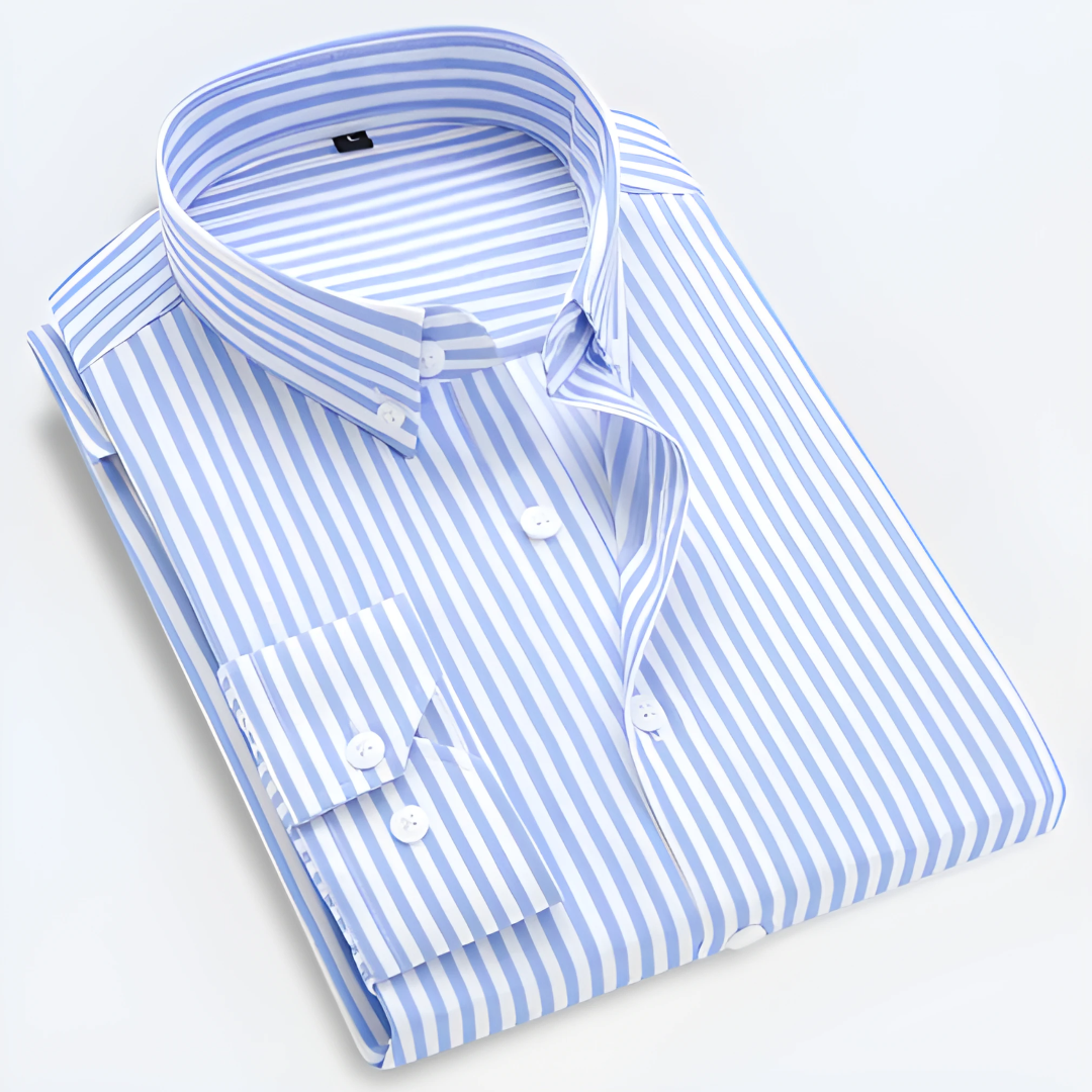 Adrian | Men's Striped Long Sleeve Shirt