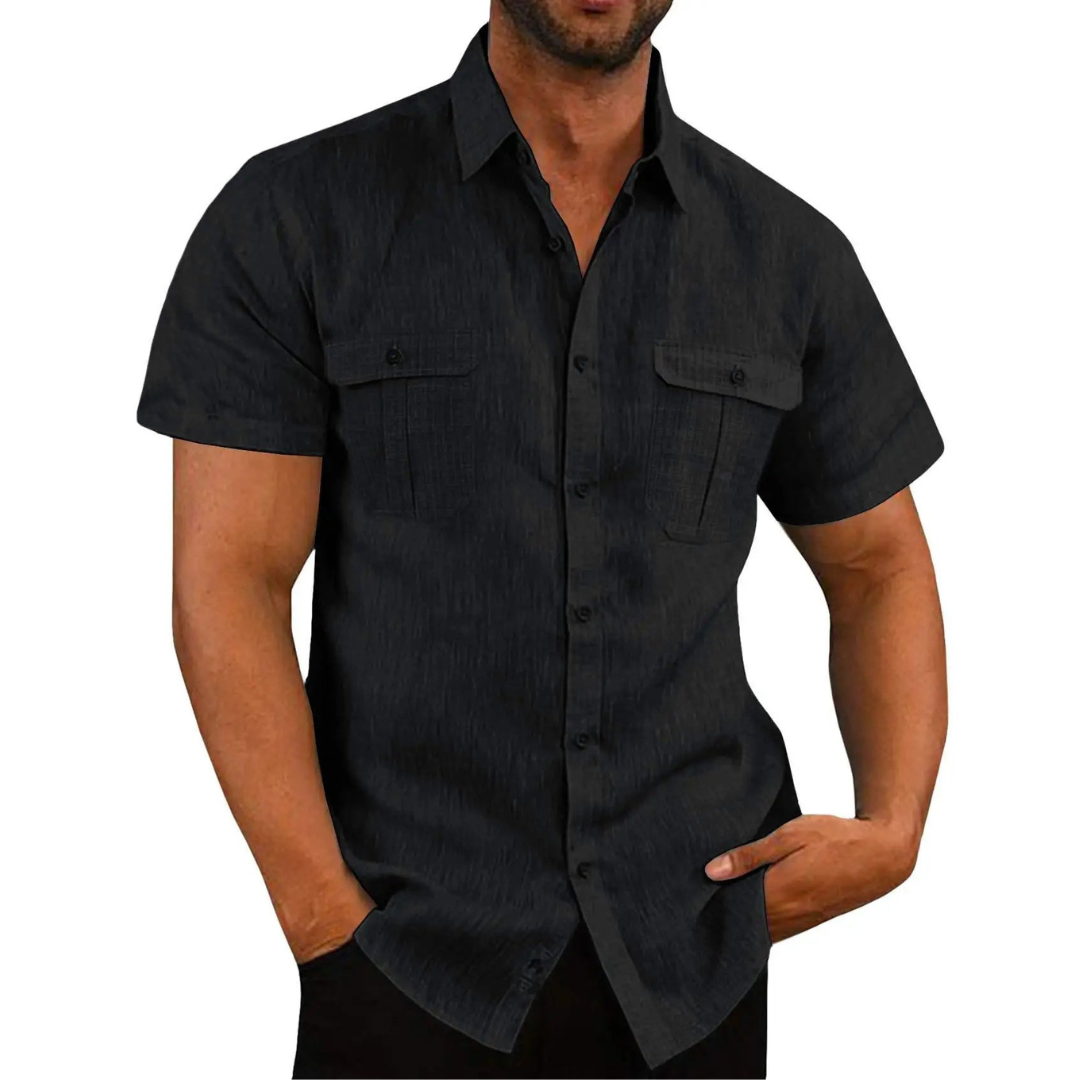 Oliver | Men's Double Pocket Button-Up Shirt