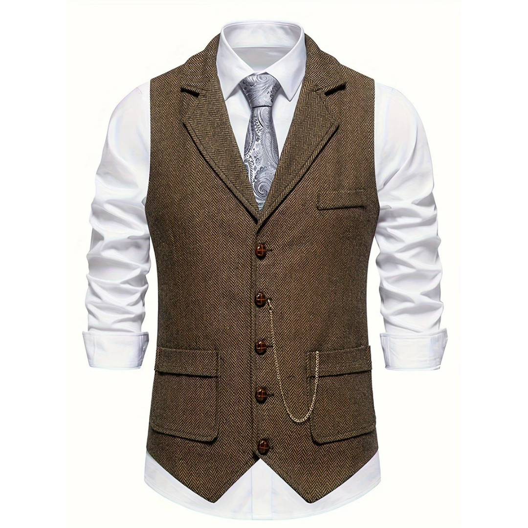 Edwin | Men's Vintage Buckle Pocket Vest