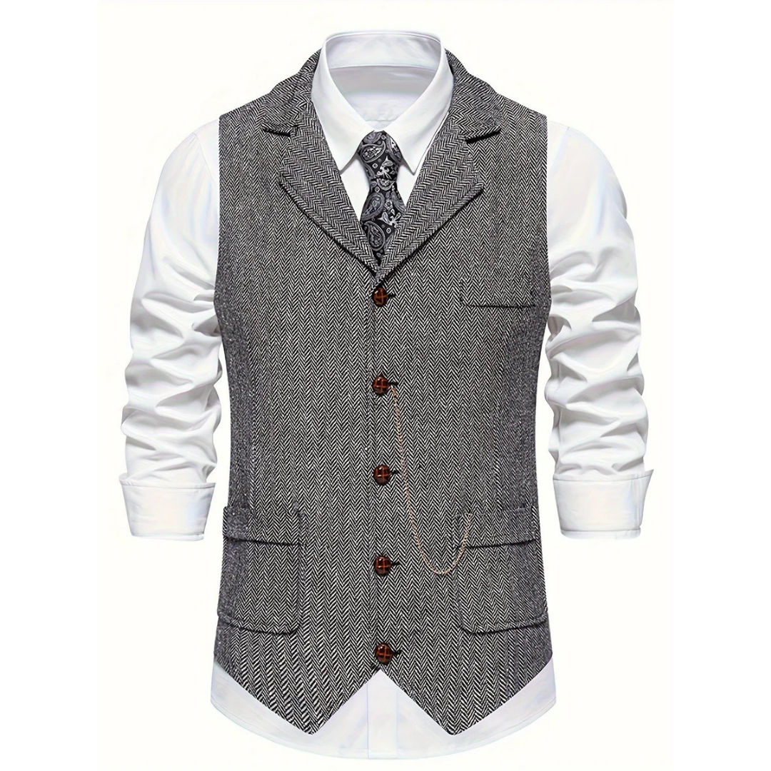 Edwin | Men's Vintage Buckle Pocket Vest
