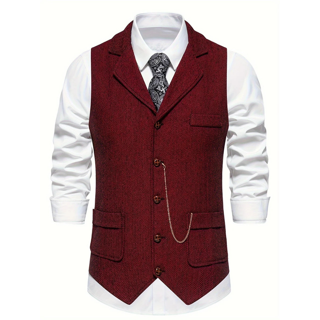 Edwin | Men's Vintage Buckle Pocket Vest