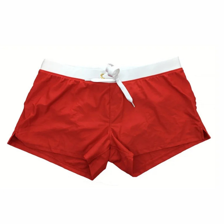 Logan | Men's Drawstring Summer Swim Trunks
