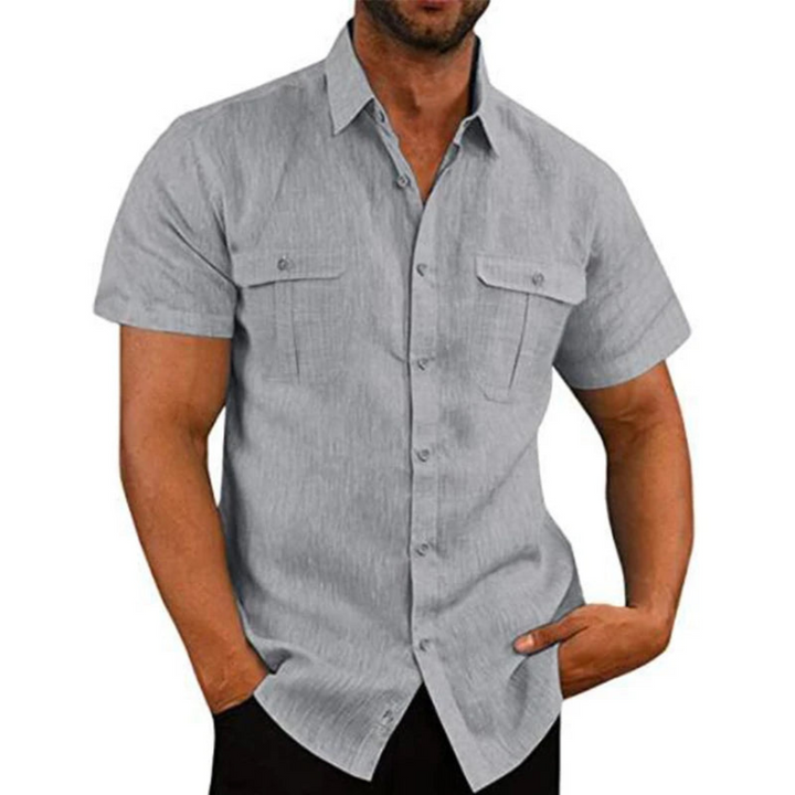 Oliver | Men's Double Pocket Button-Up Shirt