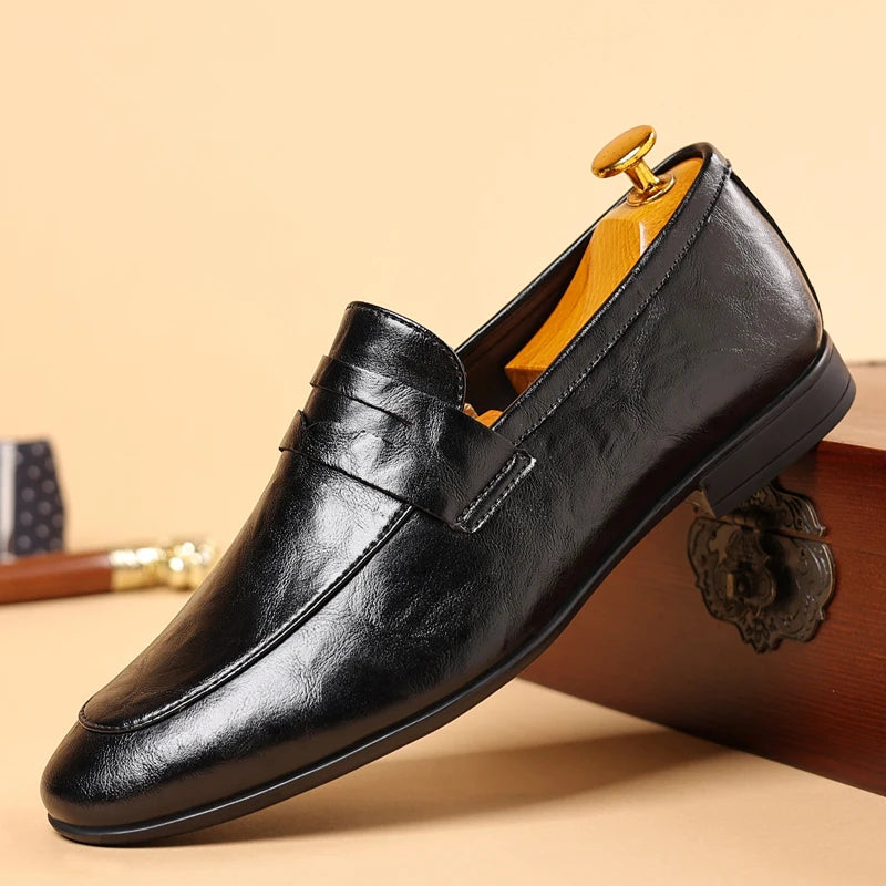 Victor | Men's Classic Formal Slip-On Loafers