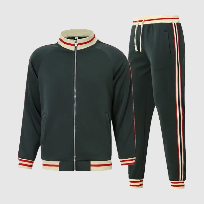 Mason | Men's Casual Side Stripe Tracksuit Set