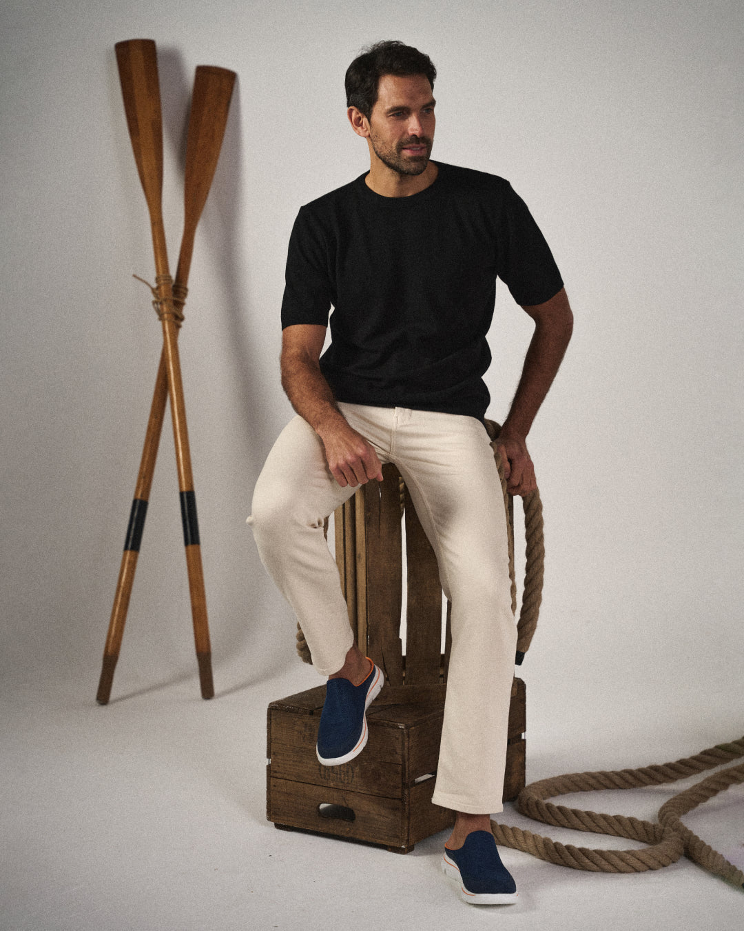 Evan | Men's Casual Backless Mule Sneakers