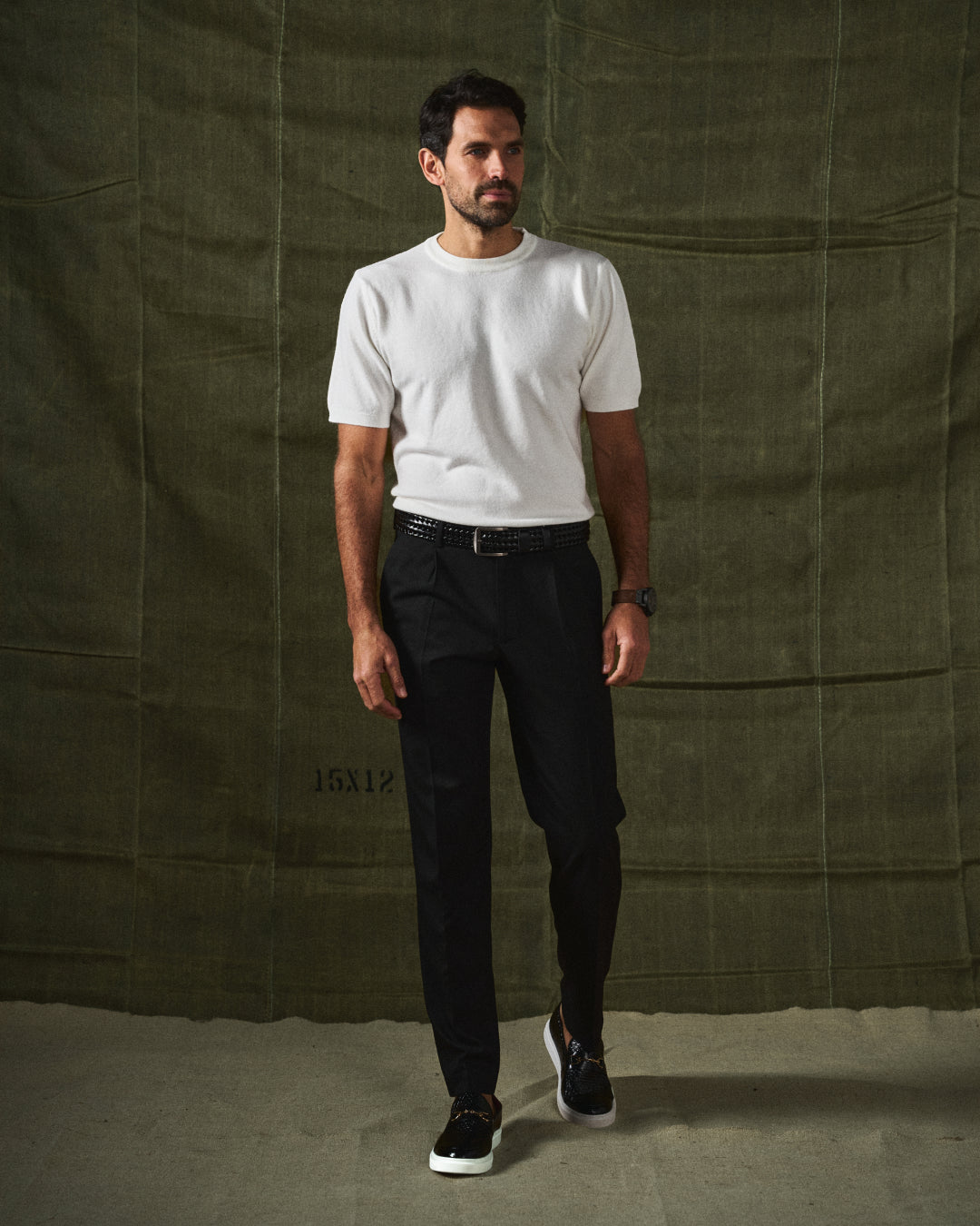 Sebastian | Men's Textured Slip-On Loafers