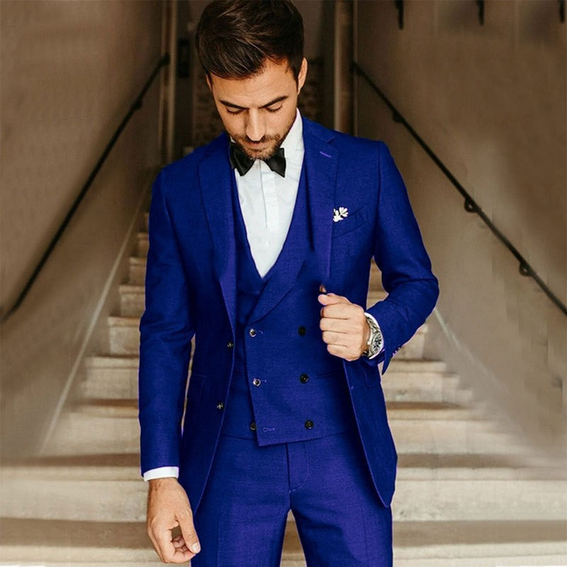 Sebastian | Men's Elegant Three Piece Wedding Suit