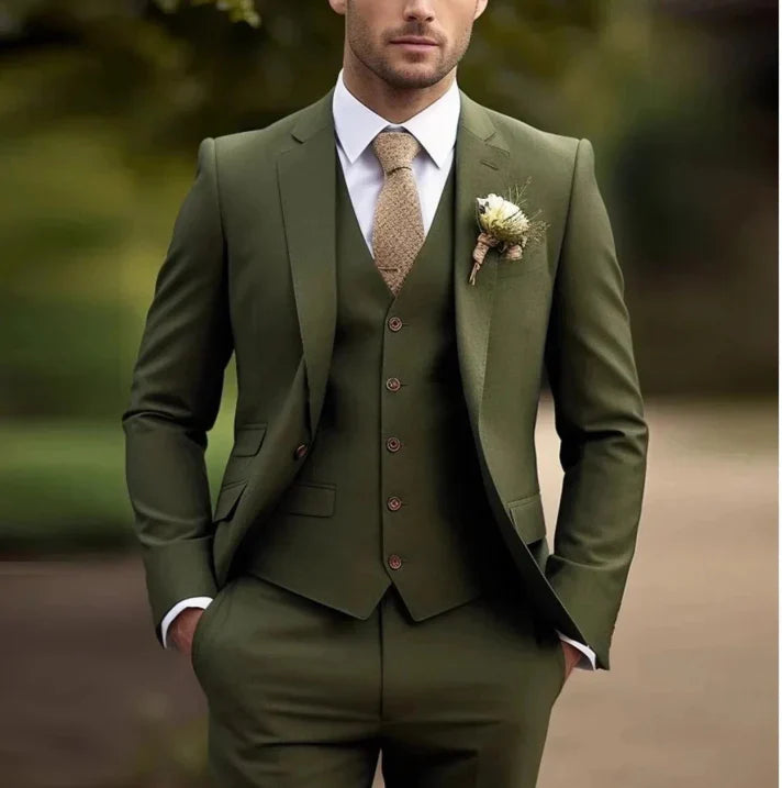 Dominic | Men's Classic Three Piece Formal Suit