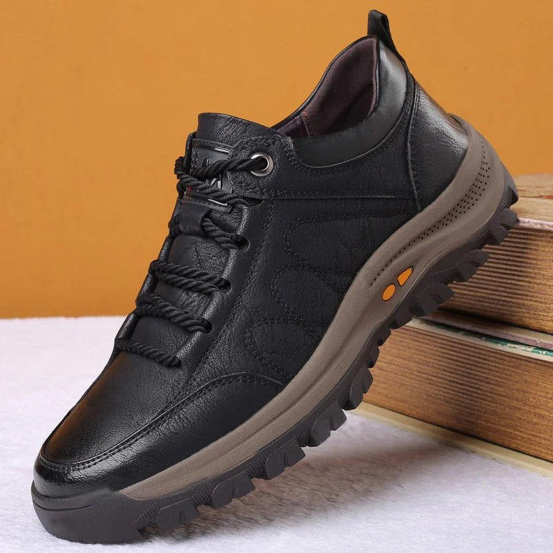 Victor | Men's Leather Lace-Up Casual Shoes