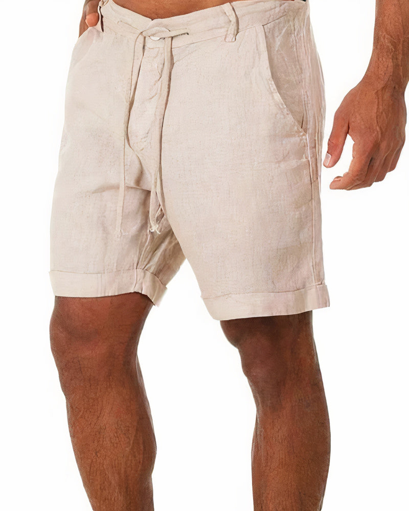Arlo | Men's Relaxed Linen Drawstring Summer Shorts
