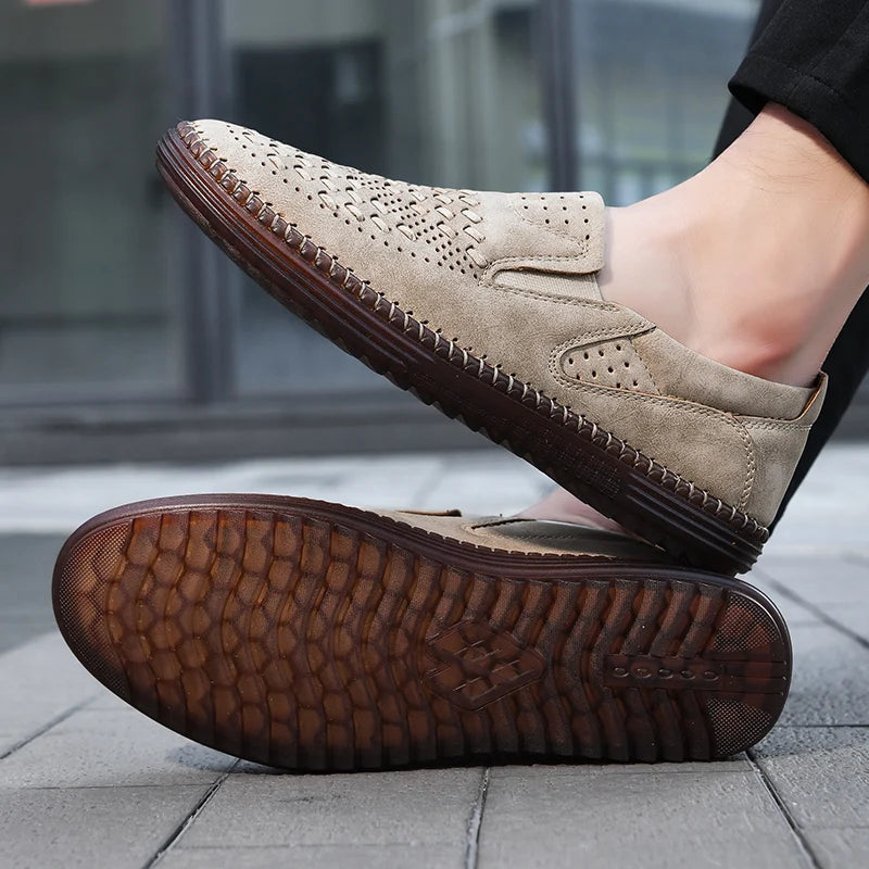 Aaron | Men's Woven Casual Walking Loafers