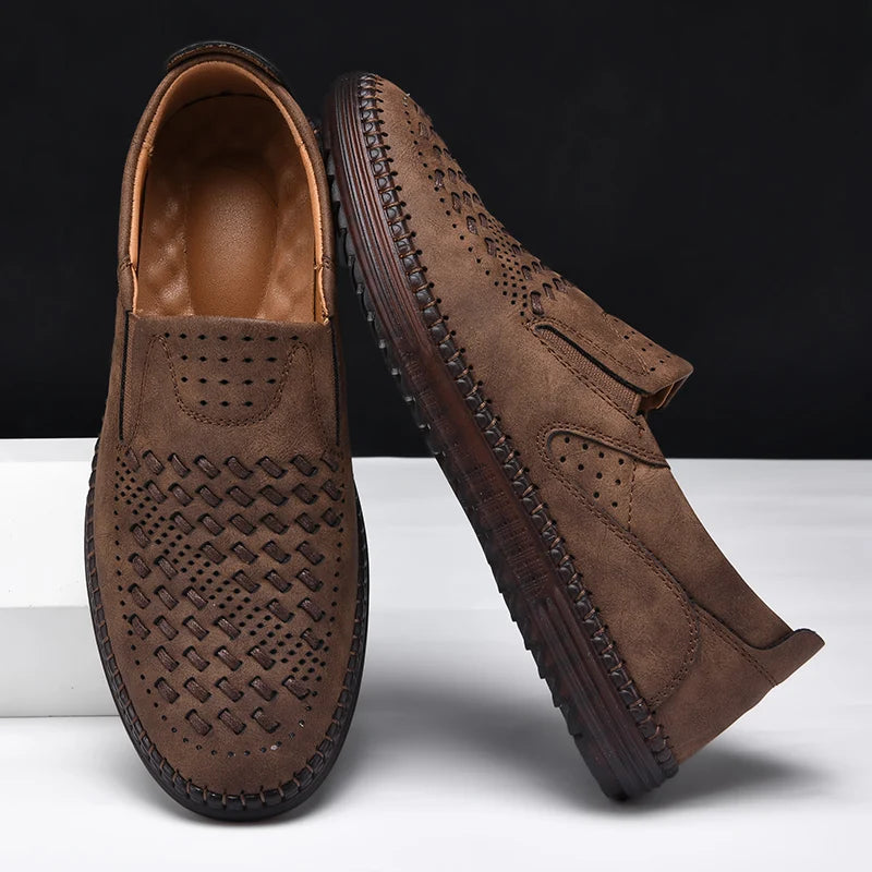 Aaron | Men's Woven Casual Walking Loafers