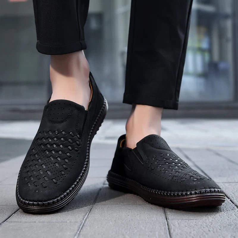 Aaron | Men's Woven Casual Walking Loafers