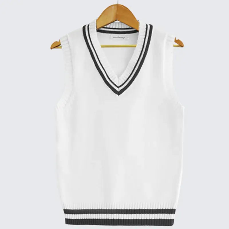 Nathan | Men's Cable Knit Sleeveless Sweater Vest