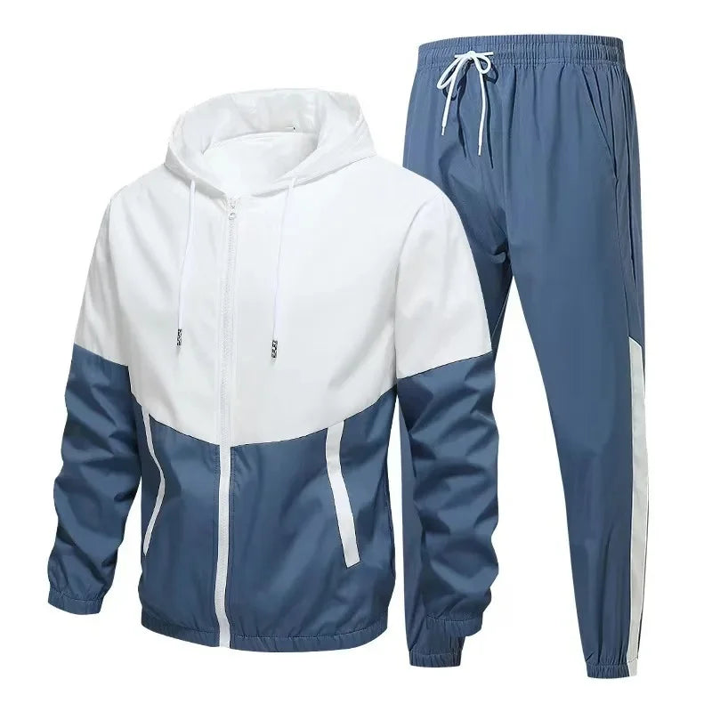 Logan | Men's Zip-Up Hooded Tracksuit Set