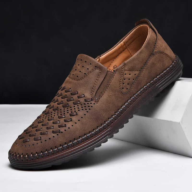 Aaron | Men's Woven Casual Walking Loafers