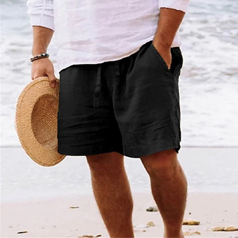 Ethan | Men's Casual Beach Drawstring Shorts
