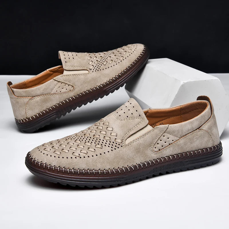 Aaron | Men's Woven Casual Walking Loafers