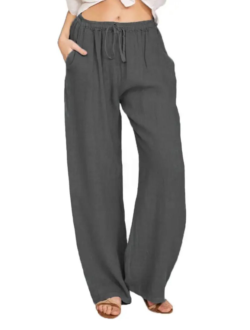Quinn | Women's High Waisted Wide Leg Pants