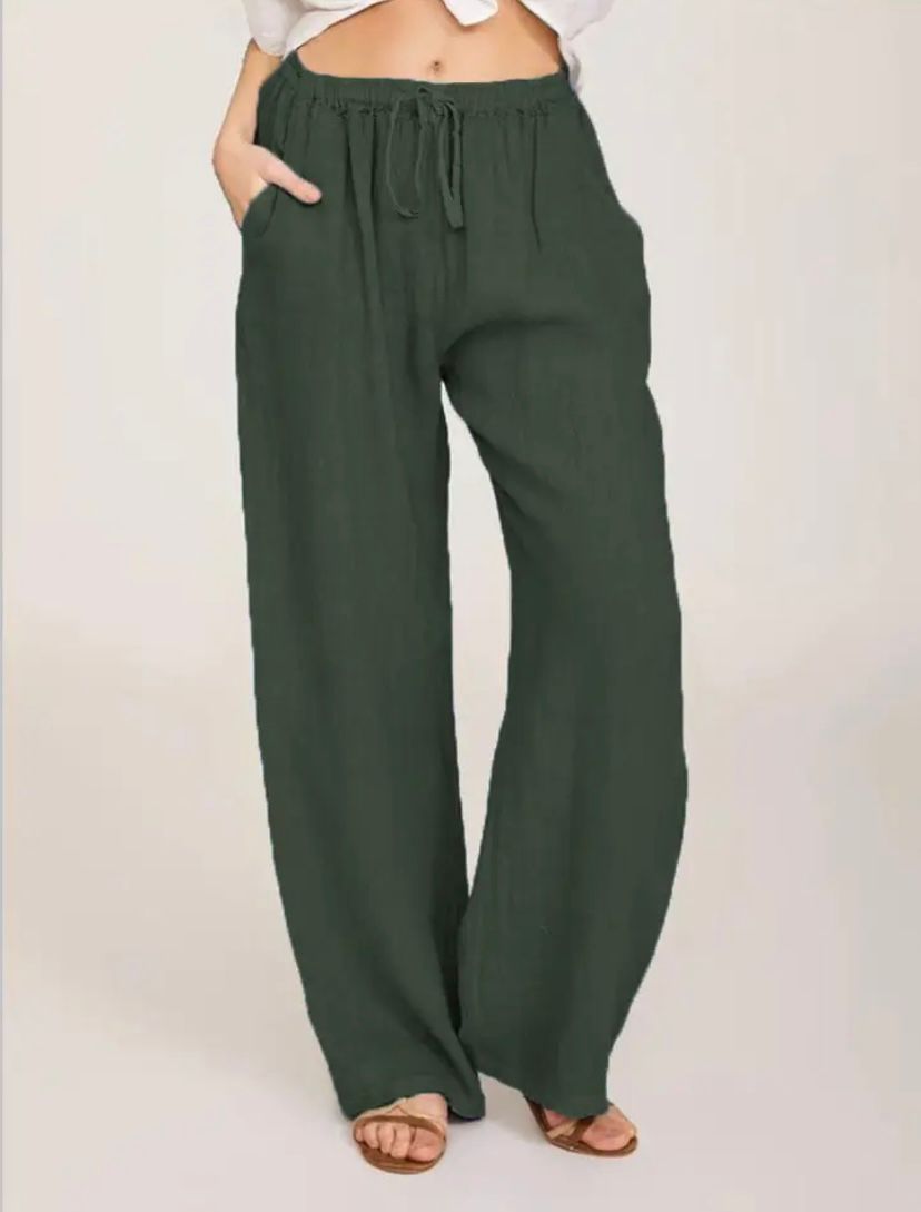 Quinn | Women's High Waisted Wide Leg Pants