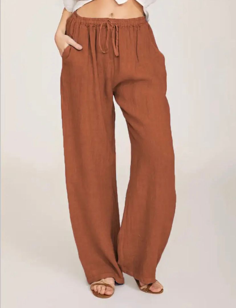 Quinn | Women's High Waisted Wide Leg Pants