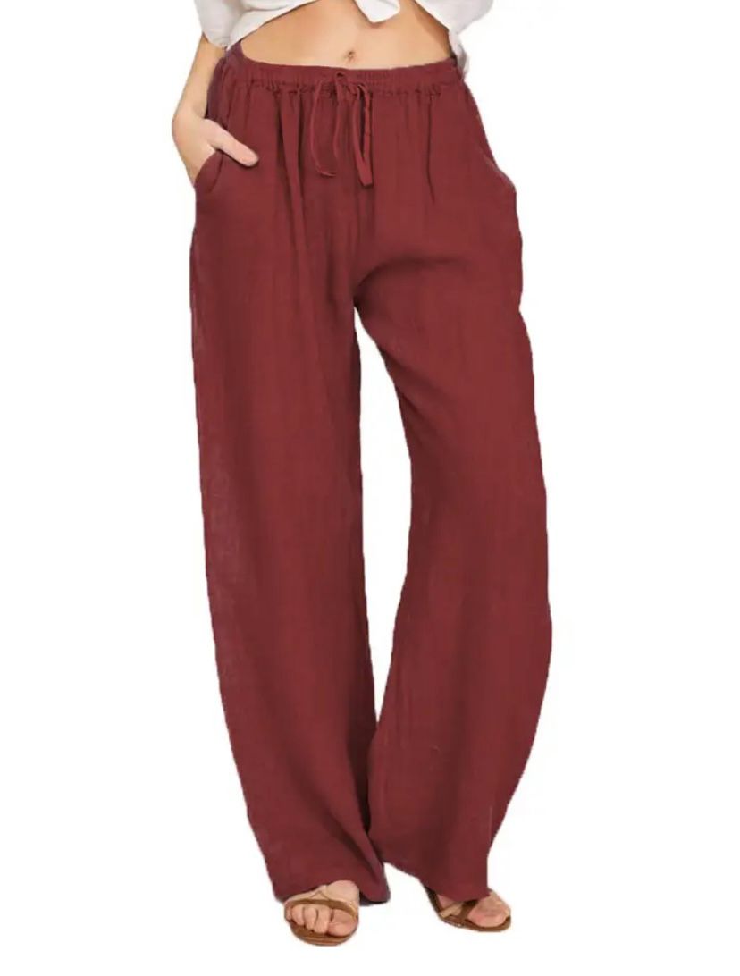 Quinn | Women's High Waisted Wide Leg Pants