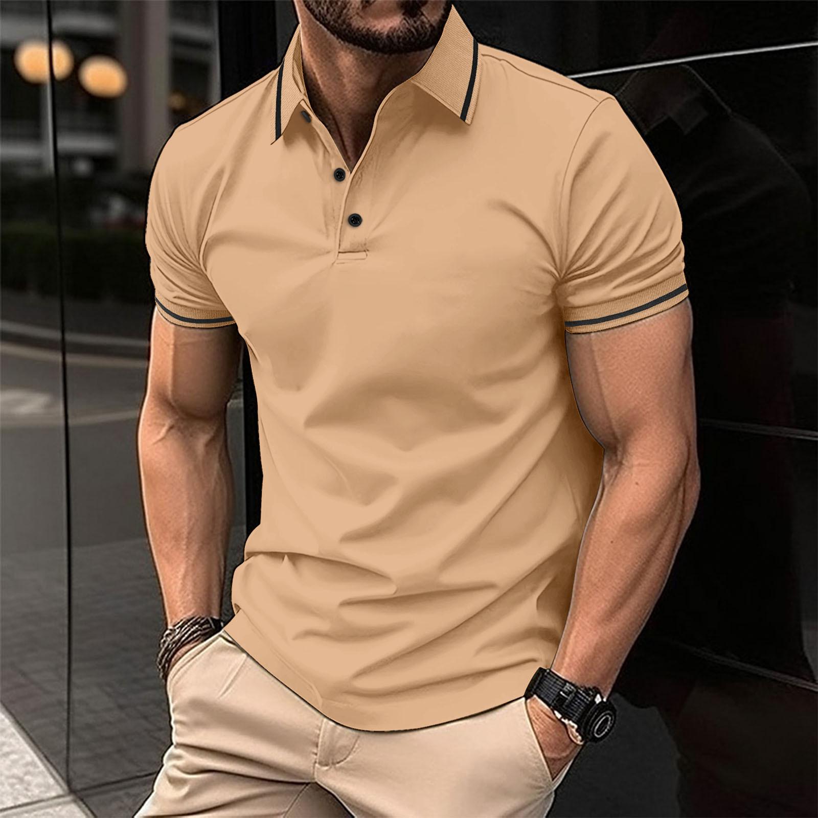 Ethan | Men's Slim Fit Short Sleeve Polo Shirt