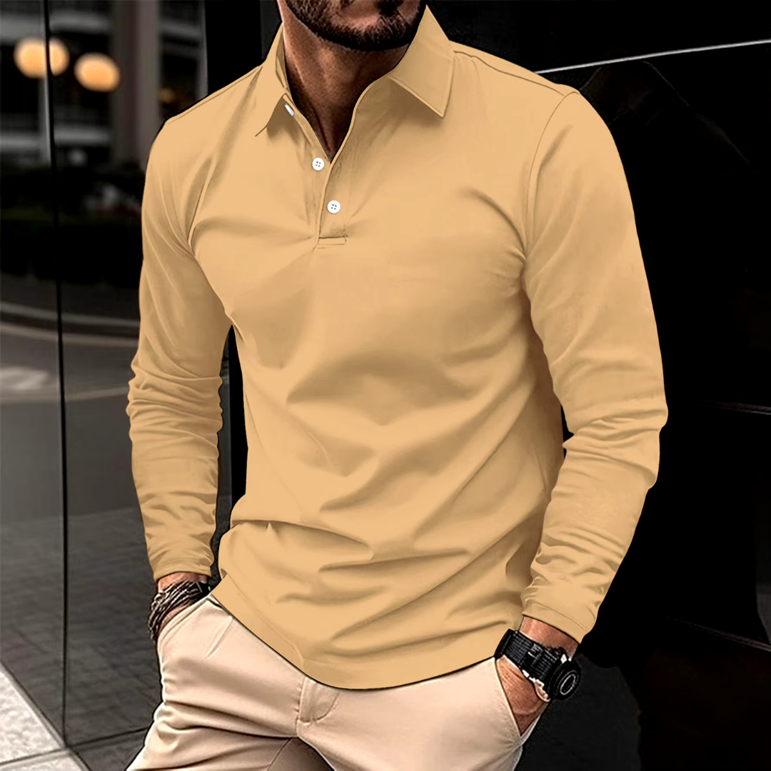 Elliot | Men's Classic Long-Sleeved Shirt
