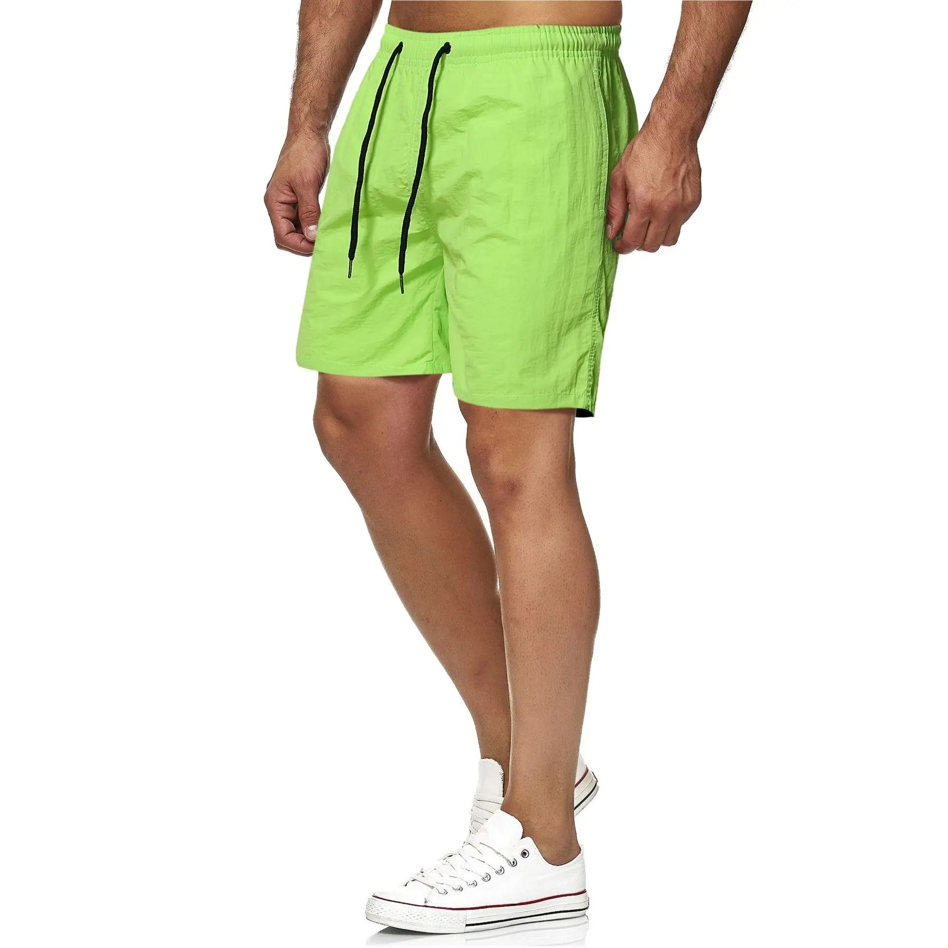 Cole | Men's Solid Color Beach Swim Shorts