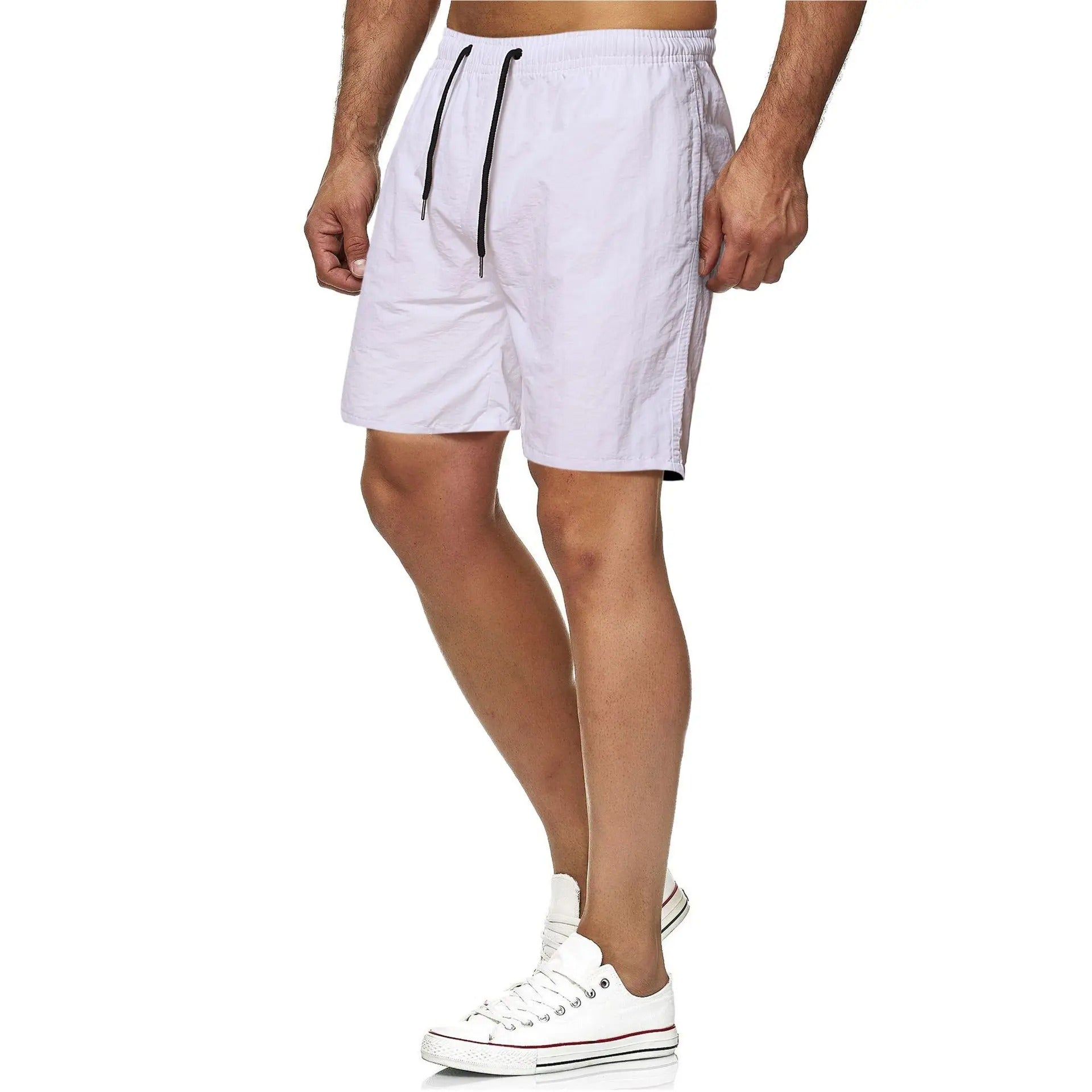 Cole | Men's Solid Color Beach Swim Shorts