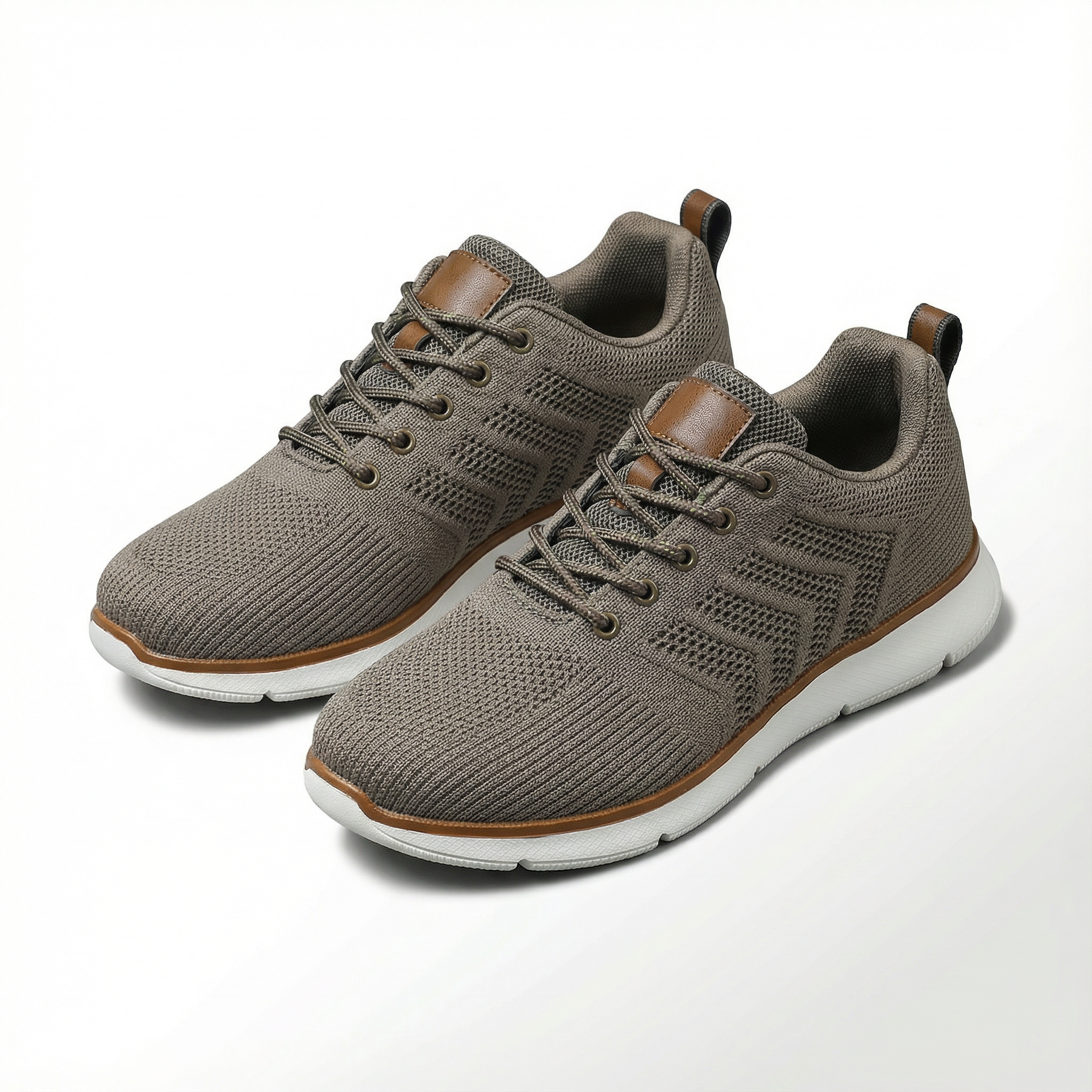 Owen | Men's Knit Lace-Up Walking Sneakers