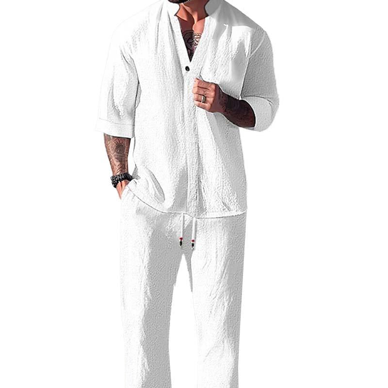 Lucas | Men's Cotton-Linen Lounge Set