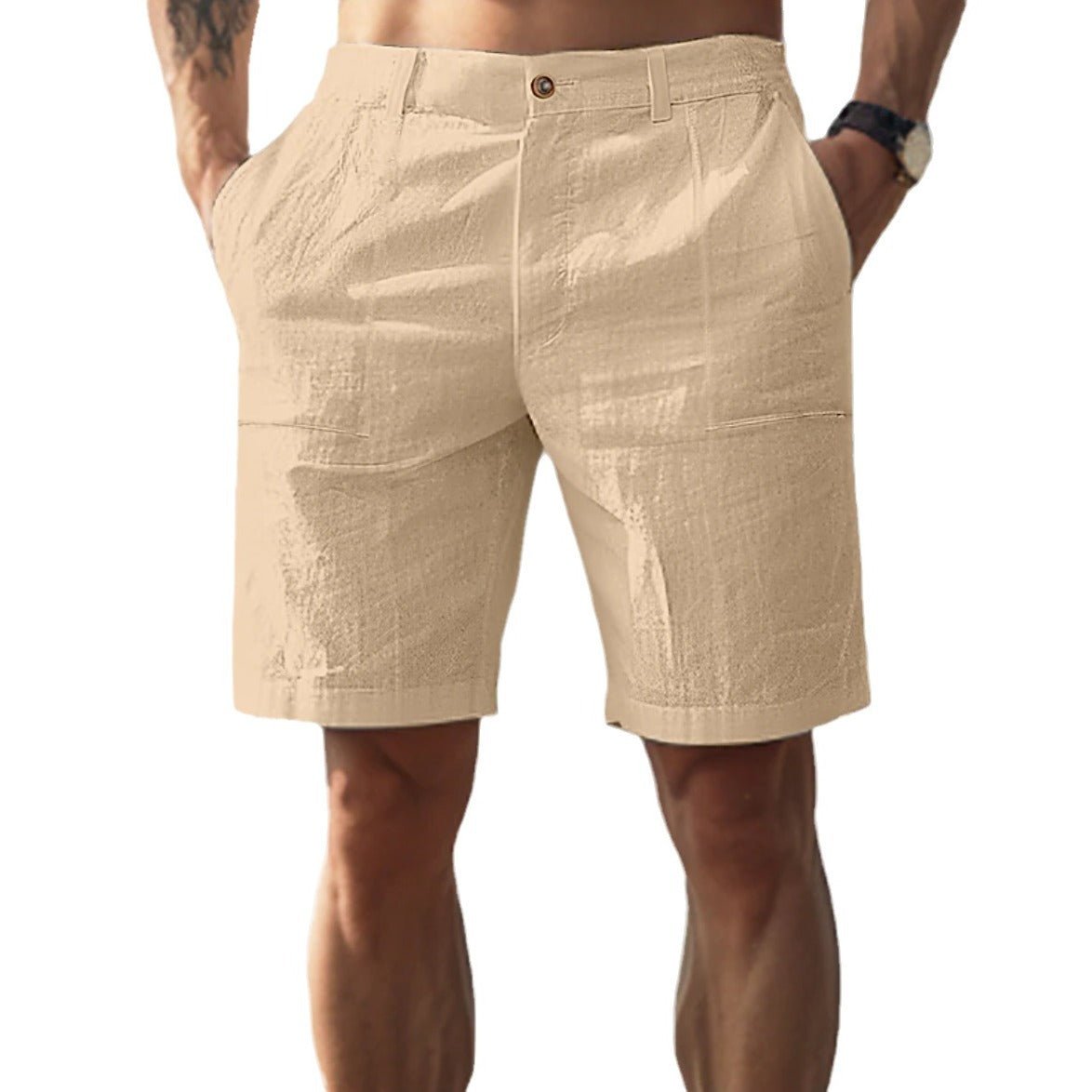 Nathan | Men's Straight Fit Casual Shorts