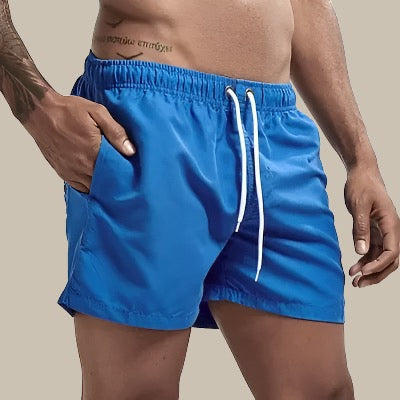 Jason | Men's Drawstring Swim Shorts With Side Pockets