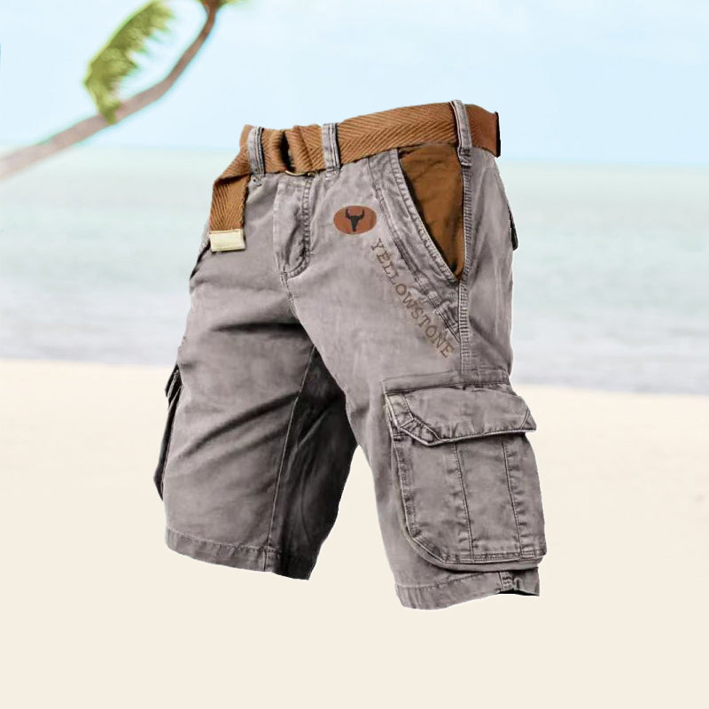 Dylan | Men's Utility Pocket Casual Cargo Shorts