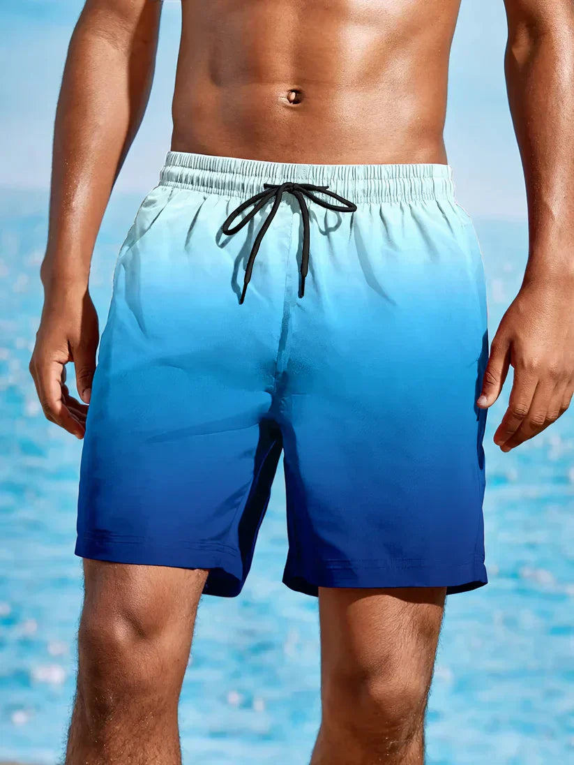 Dylan | Men's Straight Leg Drawstring Swim Shorts