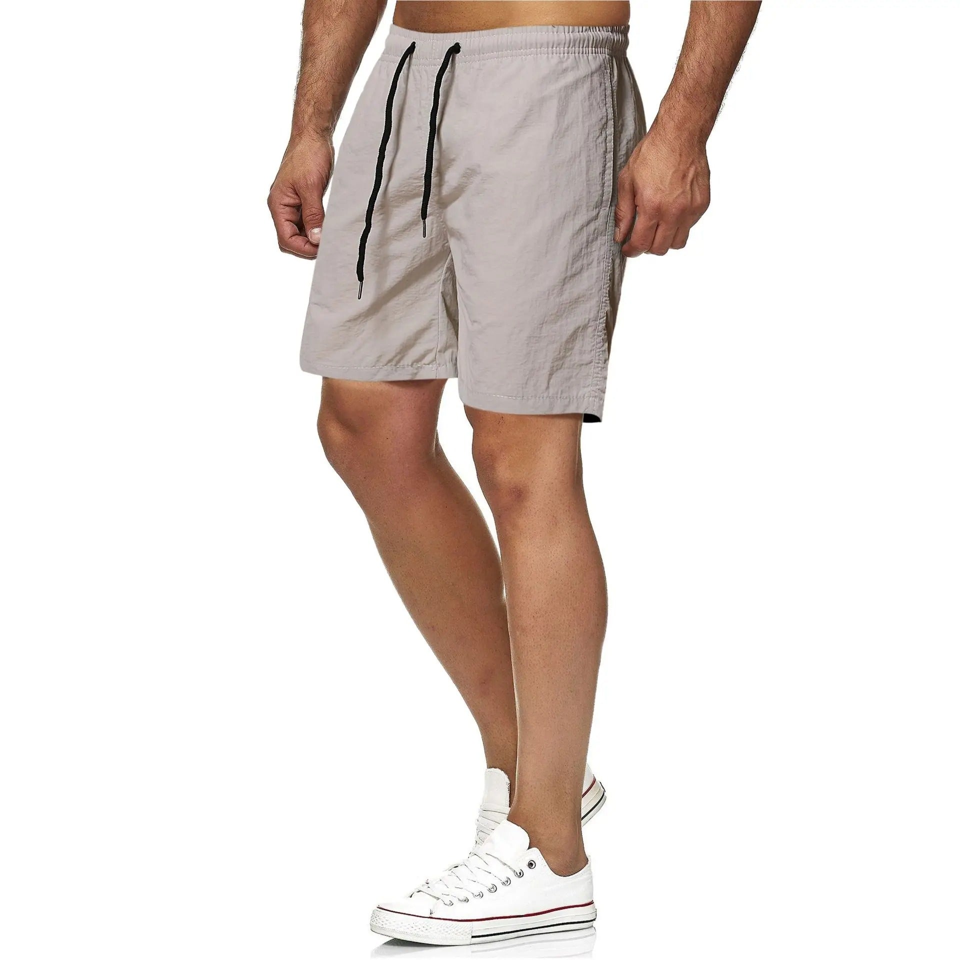 Cole | Men's Solid Color Beach Swim Shorts