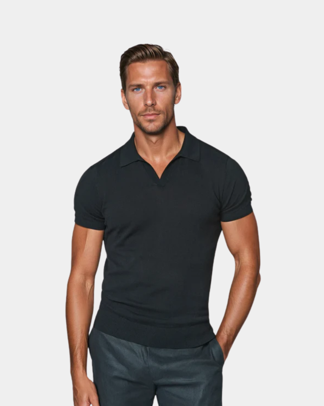 Leo | Men's Minimalist Short Sleeve Casual Shirt