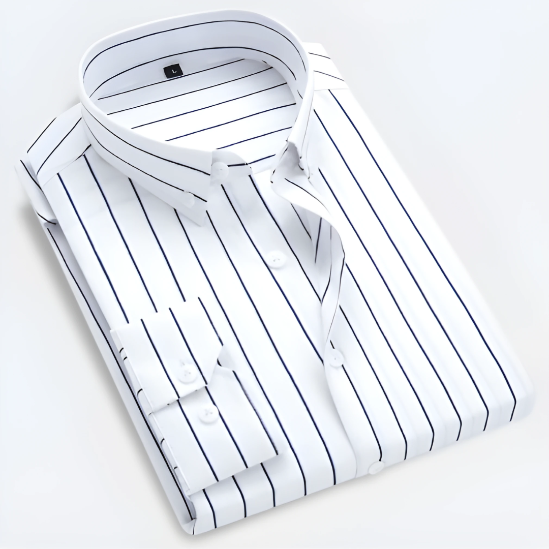 Adrian | Men's Striped Long Sleeve Shirt