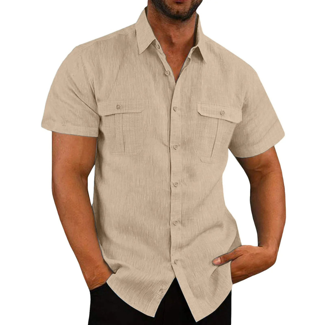 Oliver | Men's Double Pocket Button-Up Shirt