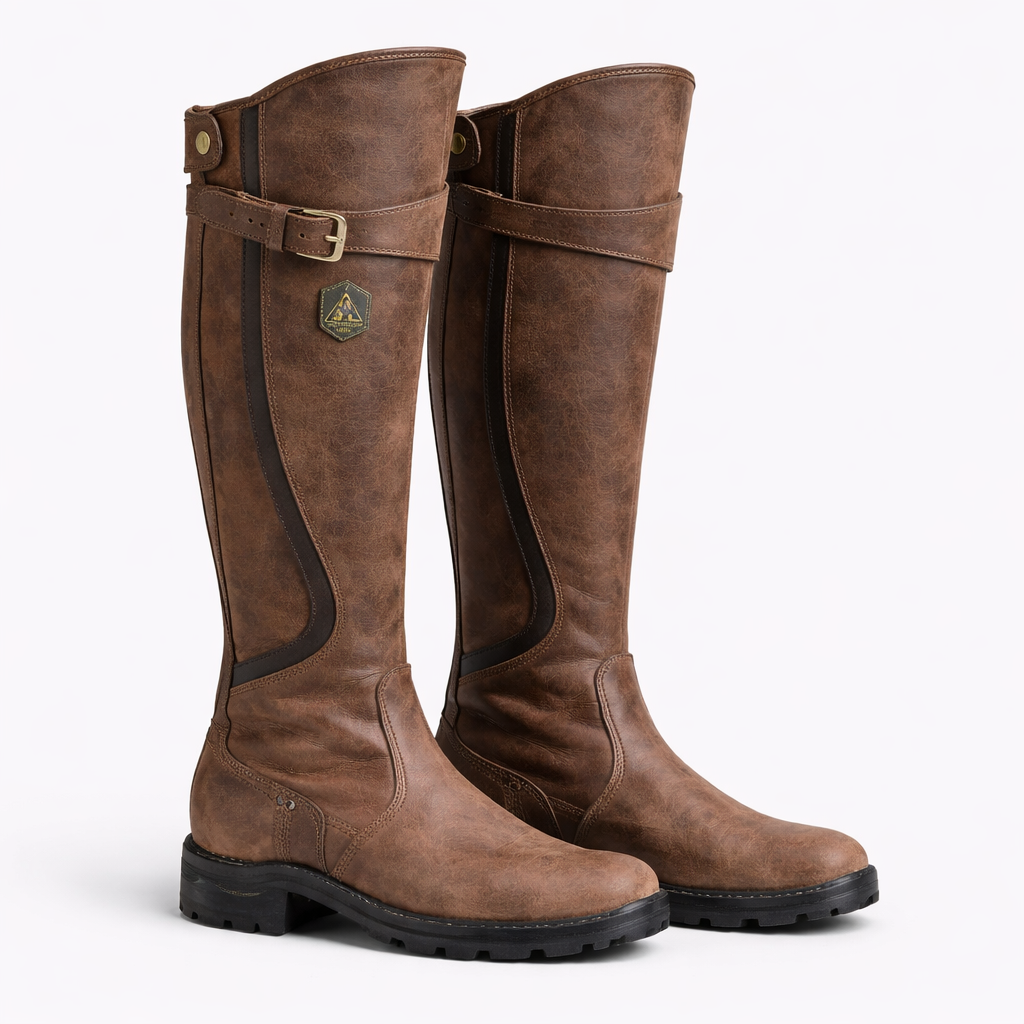 Audrey | Women's Leather Riding Style Tall Boots