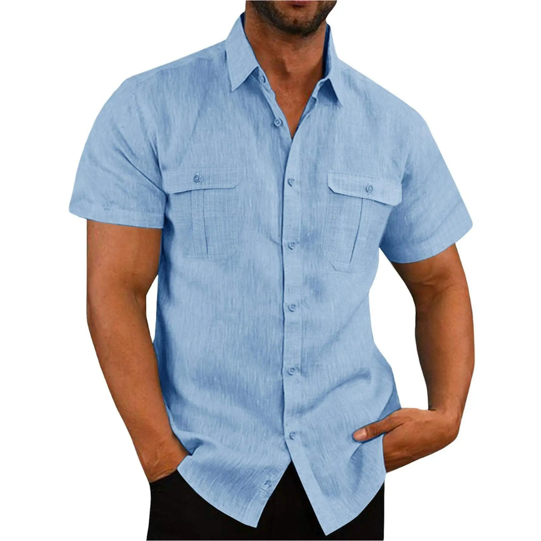 Oliver | Men's Double Pocket Button-Up Shirt