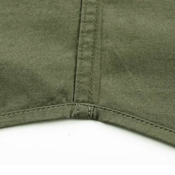 Aaron | Men's Utility Button Up Cargo Shirt