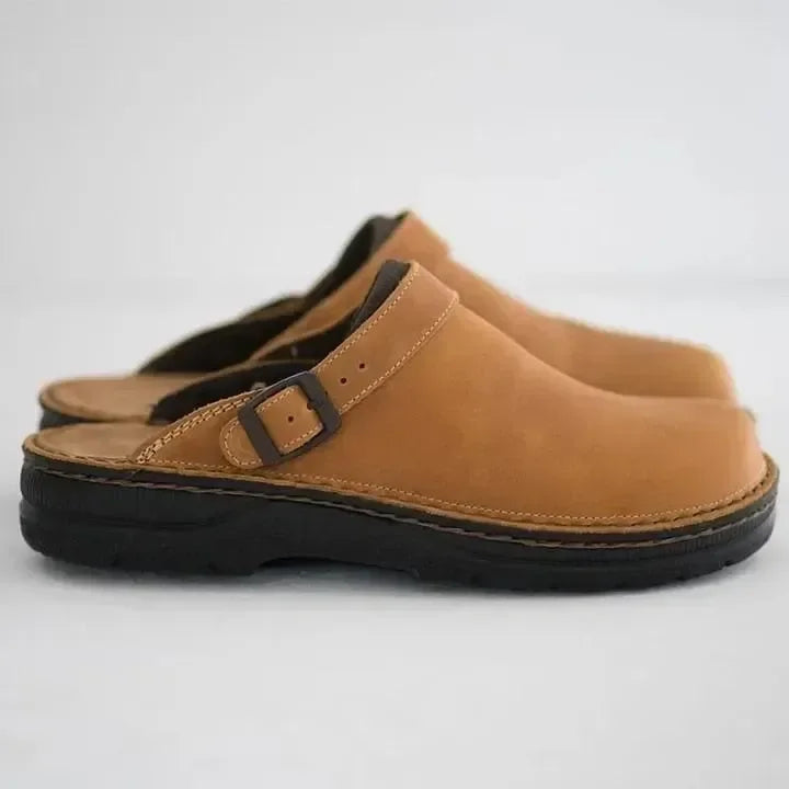 Travis | Men's Buckle Design Slip-On Clogs