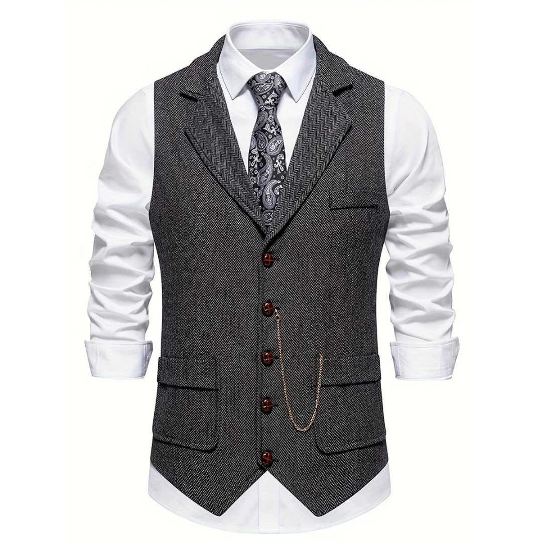Edwin | Men's Vintage Buckle Pocket Vest